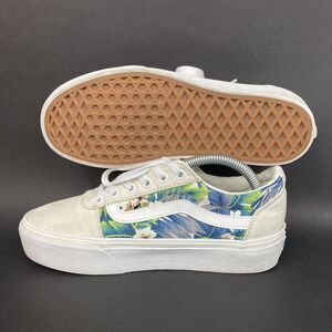 Vans OTW-Women's Sz 7.5-Ward Platform Paradise Floral -Off-White -Low Skate Shoe